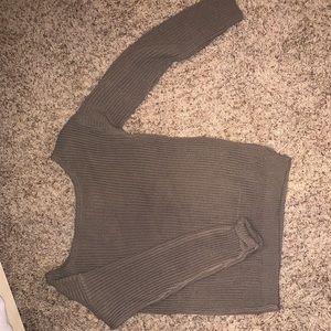 Off the shoulder sweater